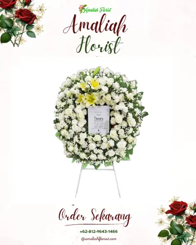 Krans Bunga Duka Cita di Kameloh Baru
